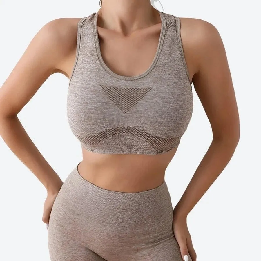 Comfortable Seamless Racerback Sports Bras