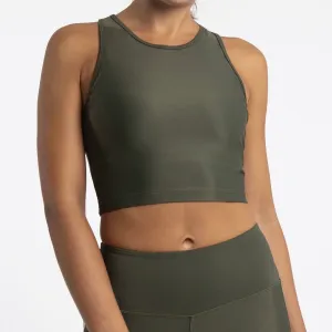 Compression Crop Top, Forest