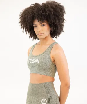 Core Sports Bra | Optimistic Olive