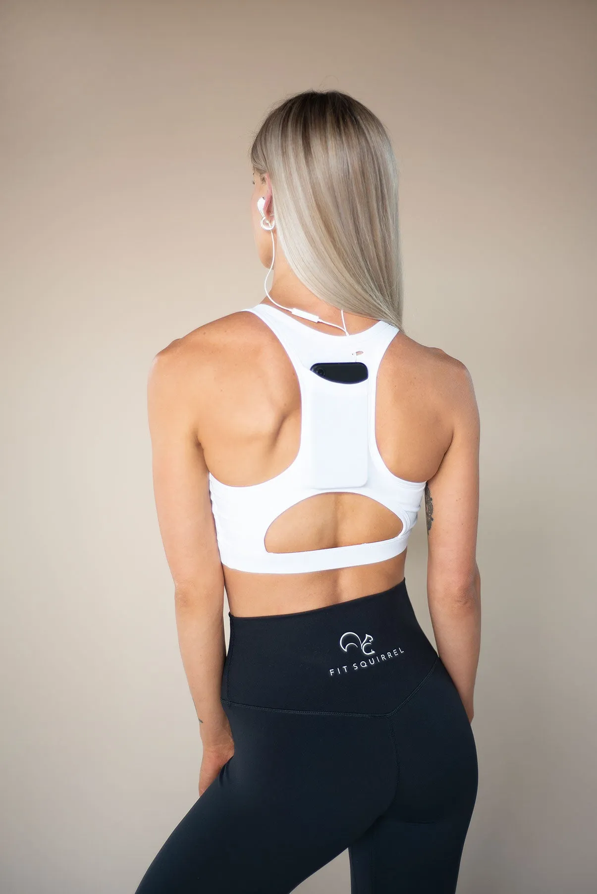 Core Sports Bra Snow - White