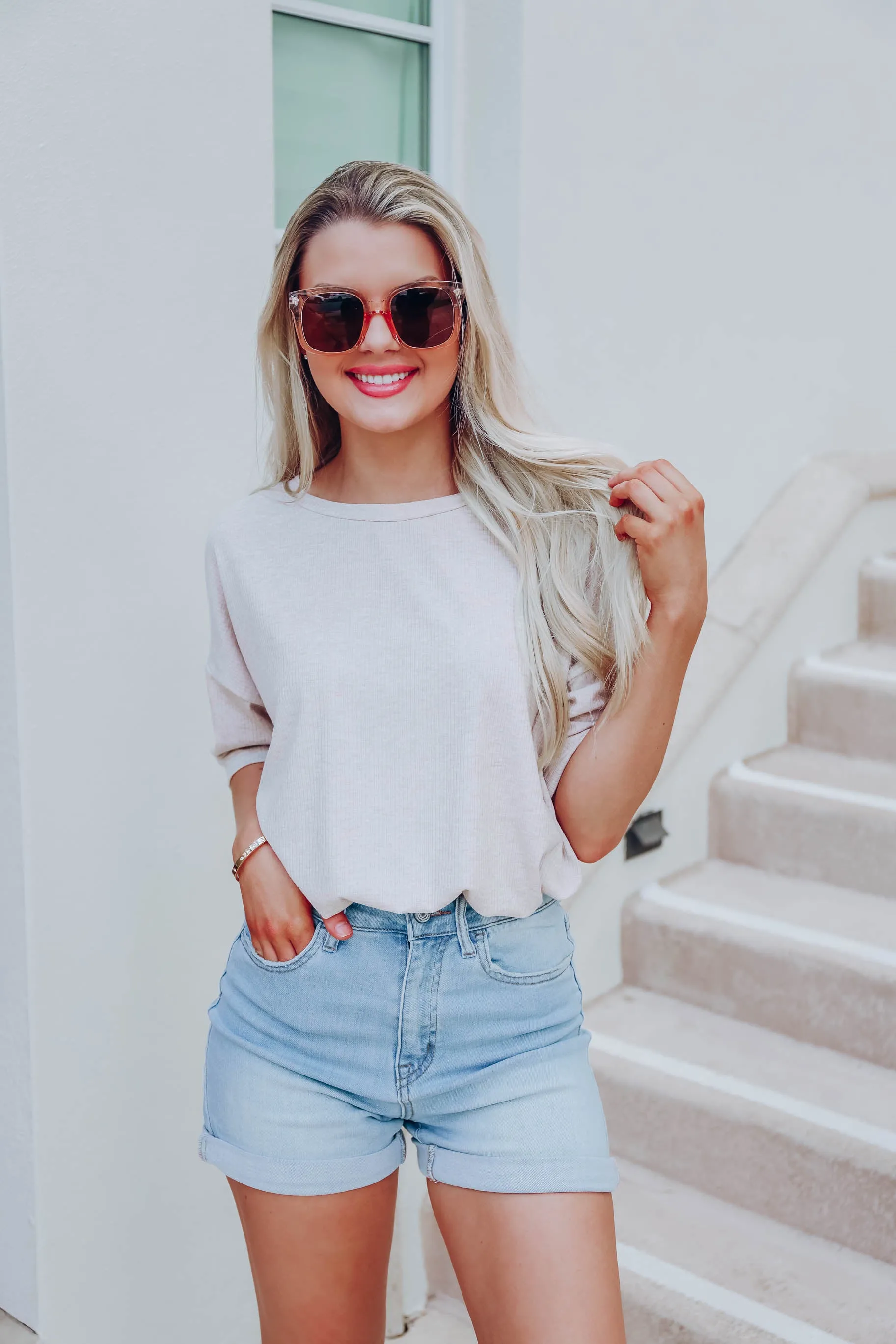 Crawford Denim Mom Shorts