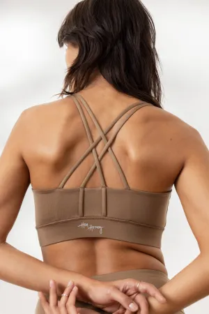Criss-Cross Bra Caribou