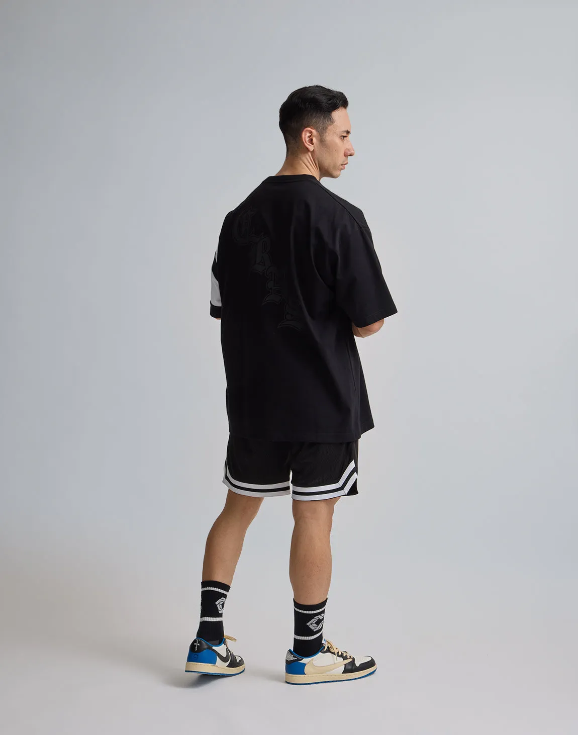 CRONOS JERSEY MESH SHORTS【BLACK】