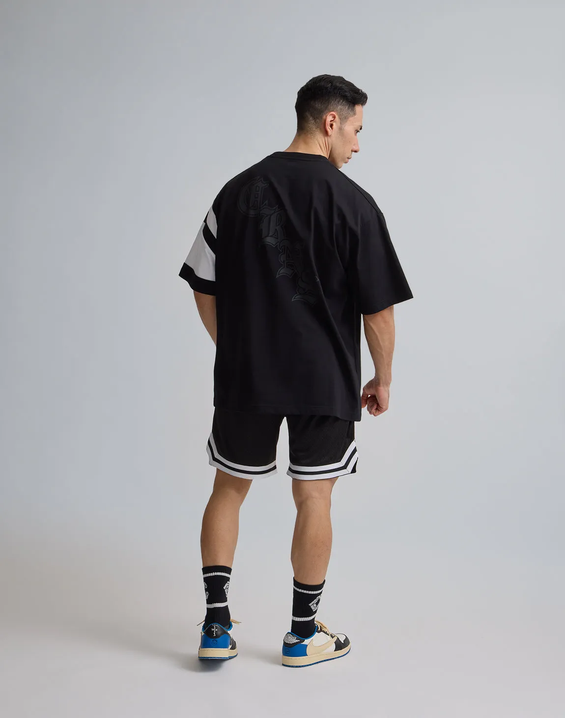CRONOS JERSEY MESH SHORTS【BLACK】