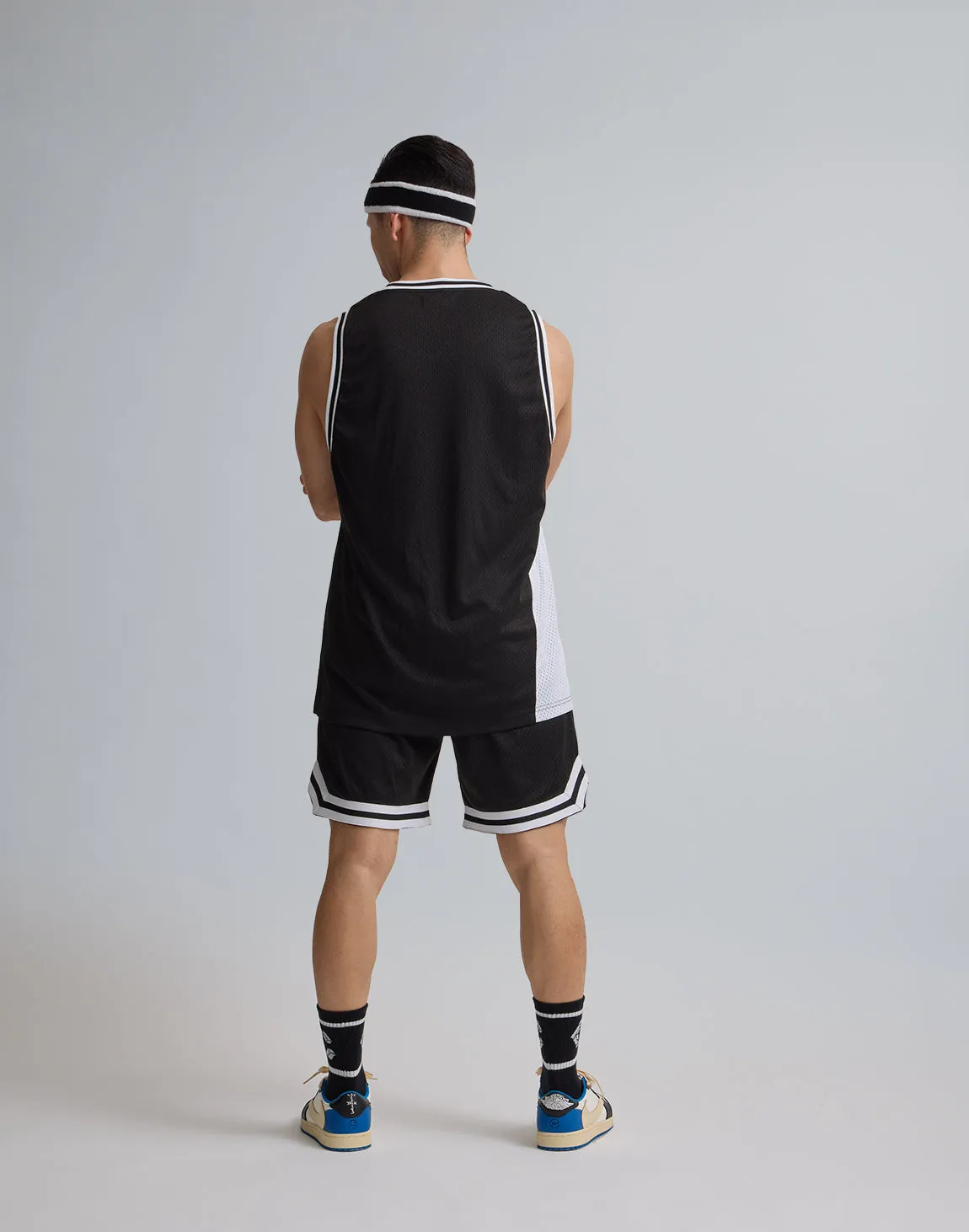 CRONOS JERSEY MESH SHORTS【BLACK】
