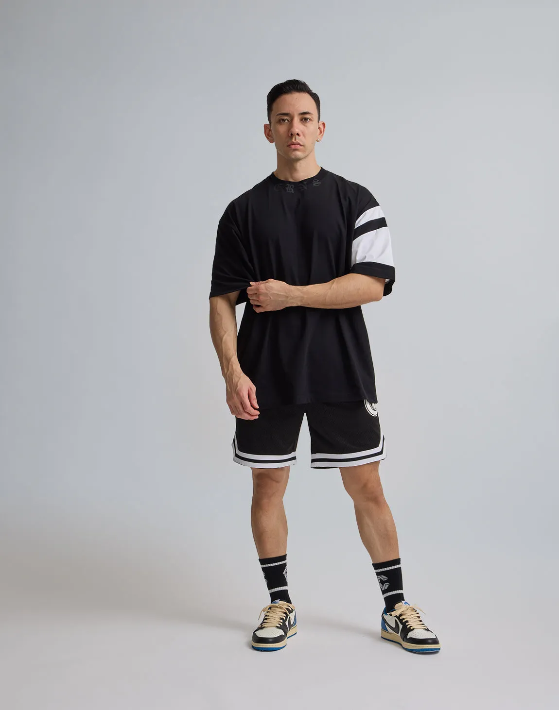 CRONOS JERSEY MESH SHORTS【BLACK】