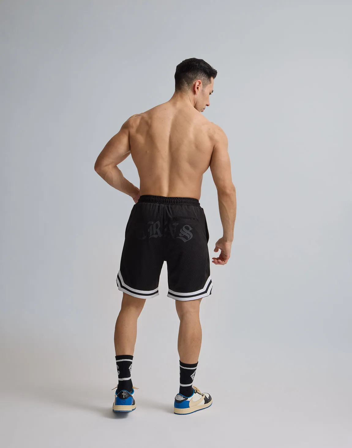 CRONOS JERSEY MESH SHORTS【BLACK】