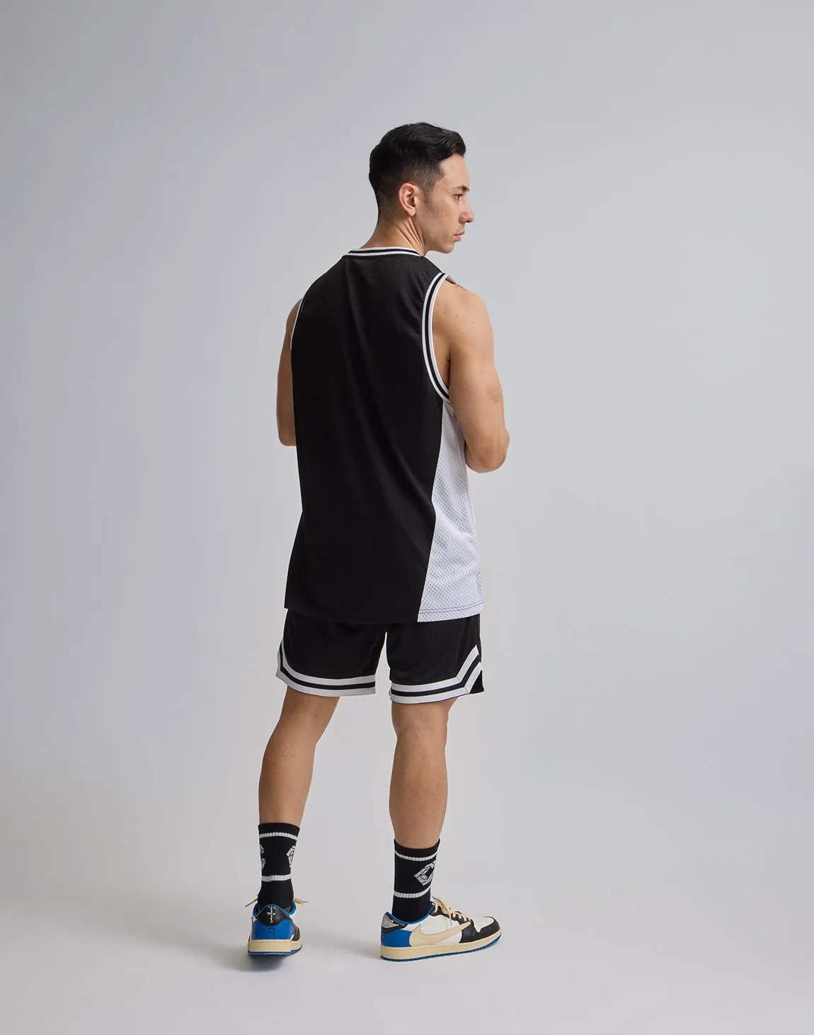 CRONOS JERSEY MESH SHORTS【BLACK】