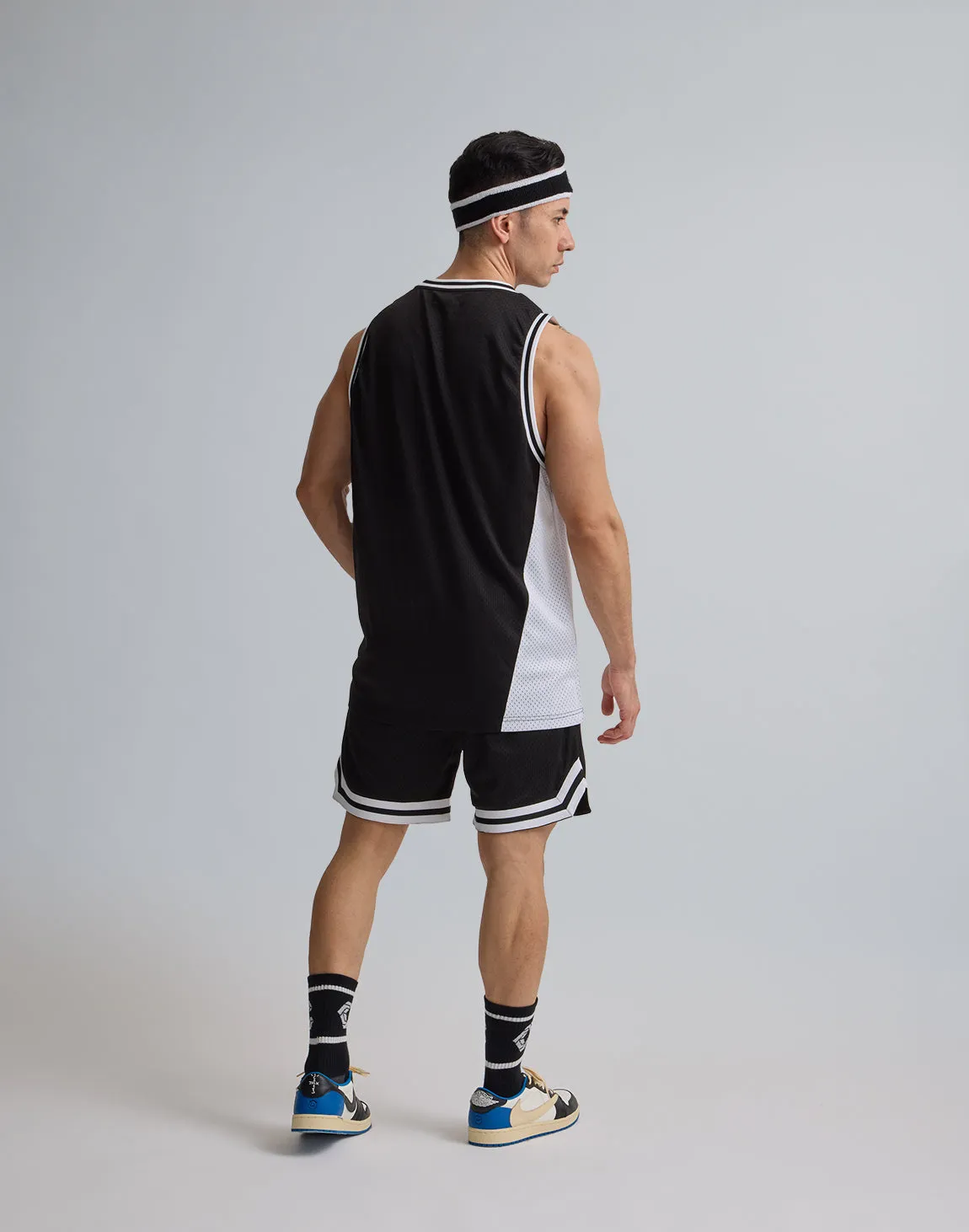 CRONOS JERSEY MESH SHORTS【BLACK】