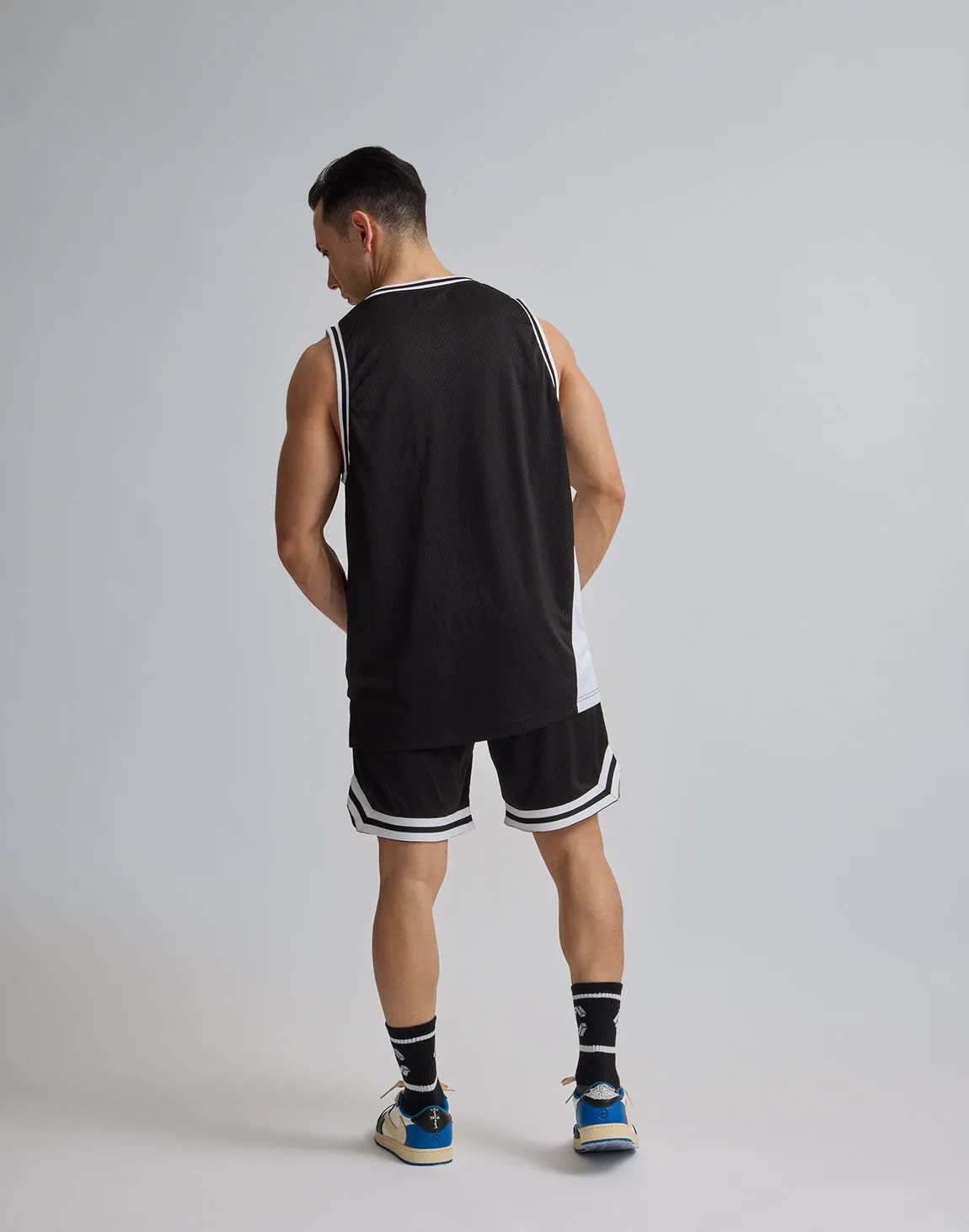CRONOS JERSEY MESH SHORTS【BLACK】