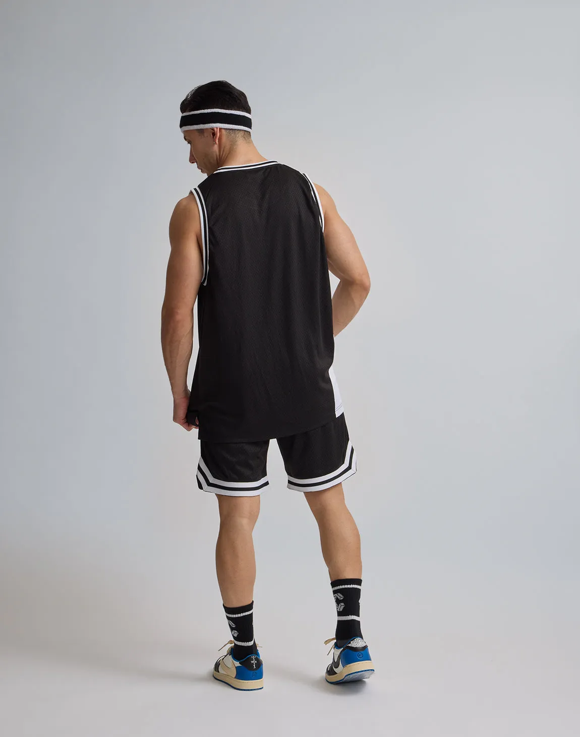 CRONOS JERSEY MESH SHORTS【BLACK】