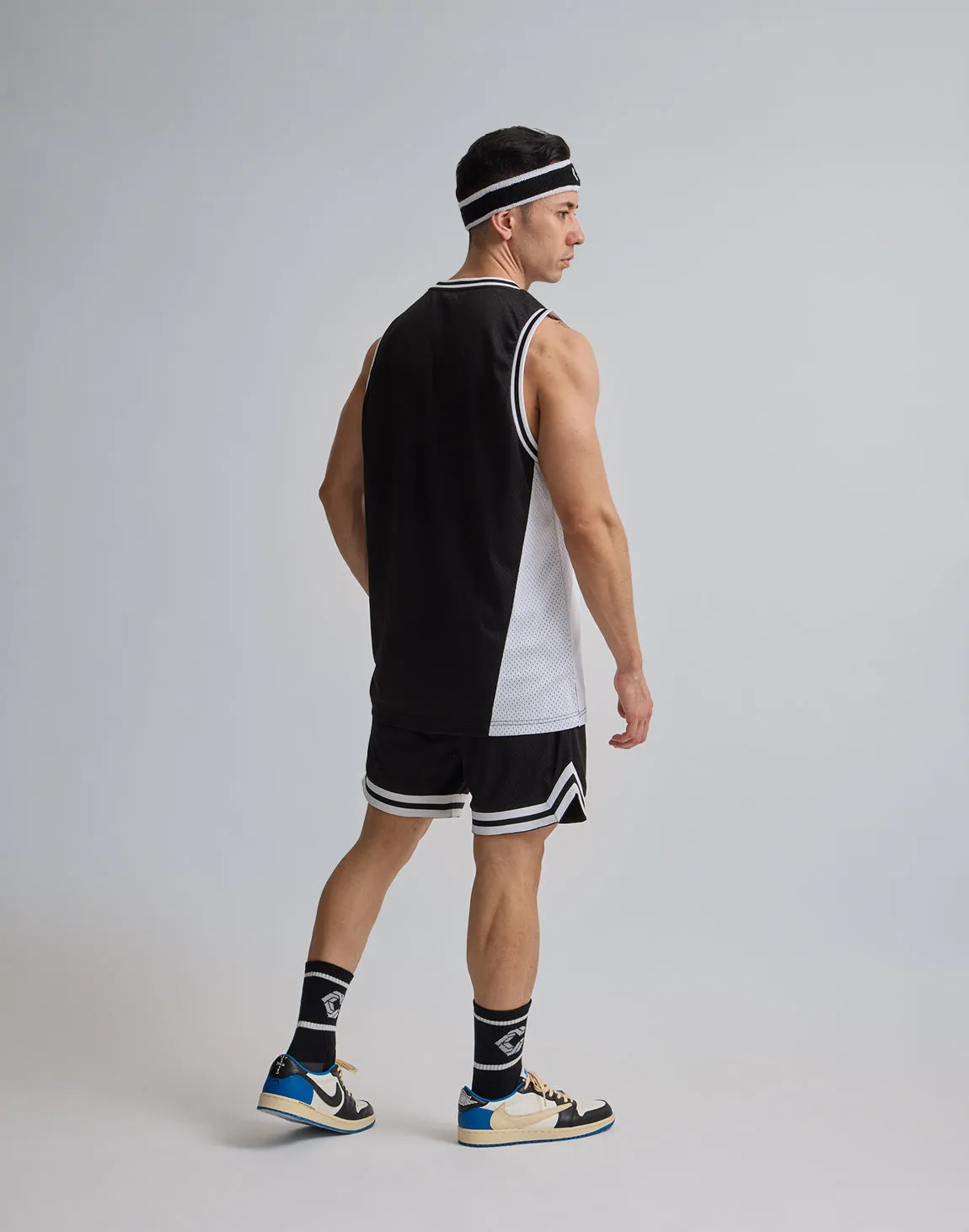 CRONOS JERSEY MESH SHORTS【BLACK】