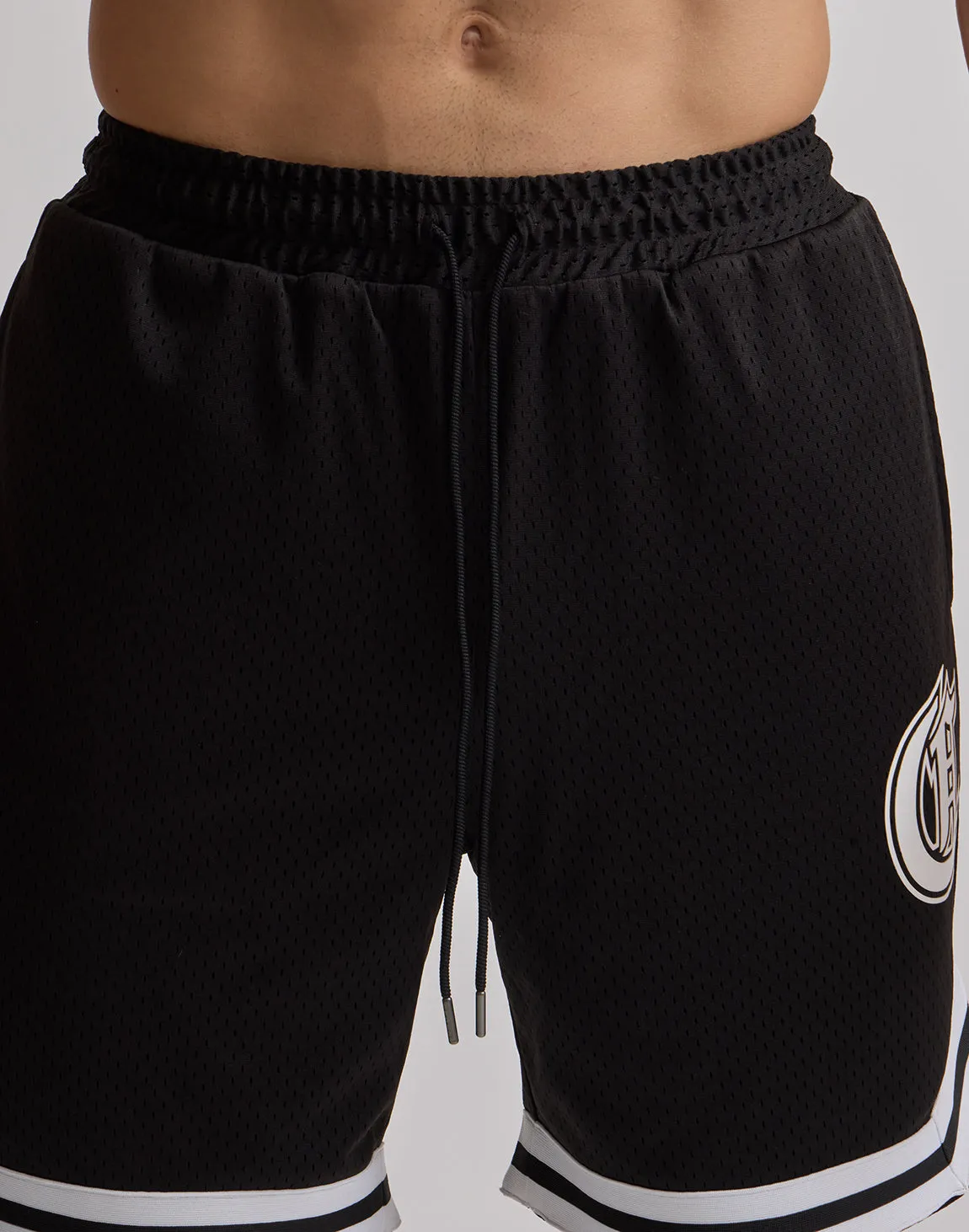 CRONOS JERSEY MESH SHORTS【BLACK】