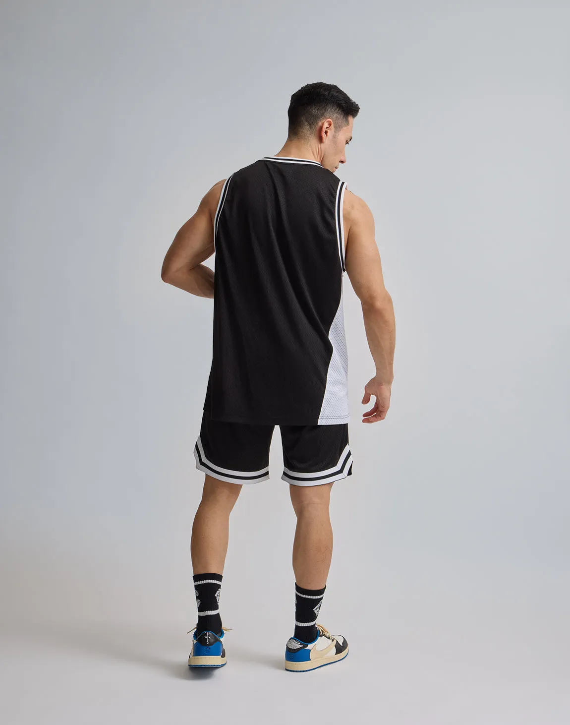 CRONOS JERSEY MESH SHORTS【BLACK】