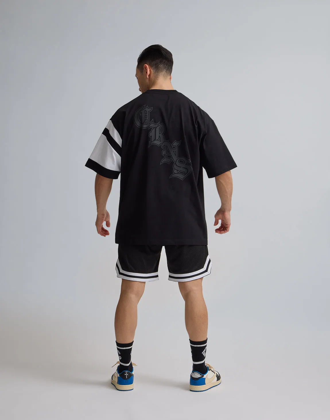 CRONOS JERSEY MESH SHORTS【BLACK】