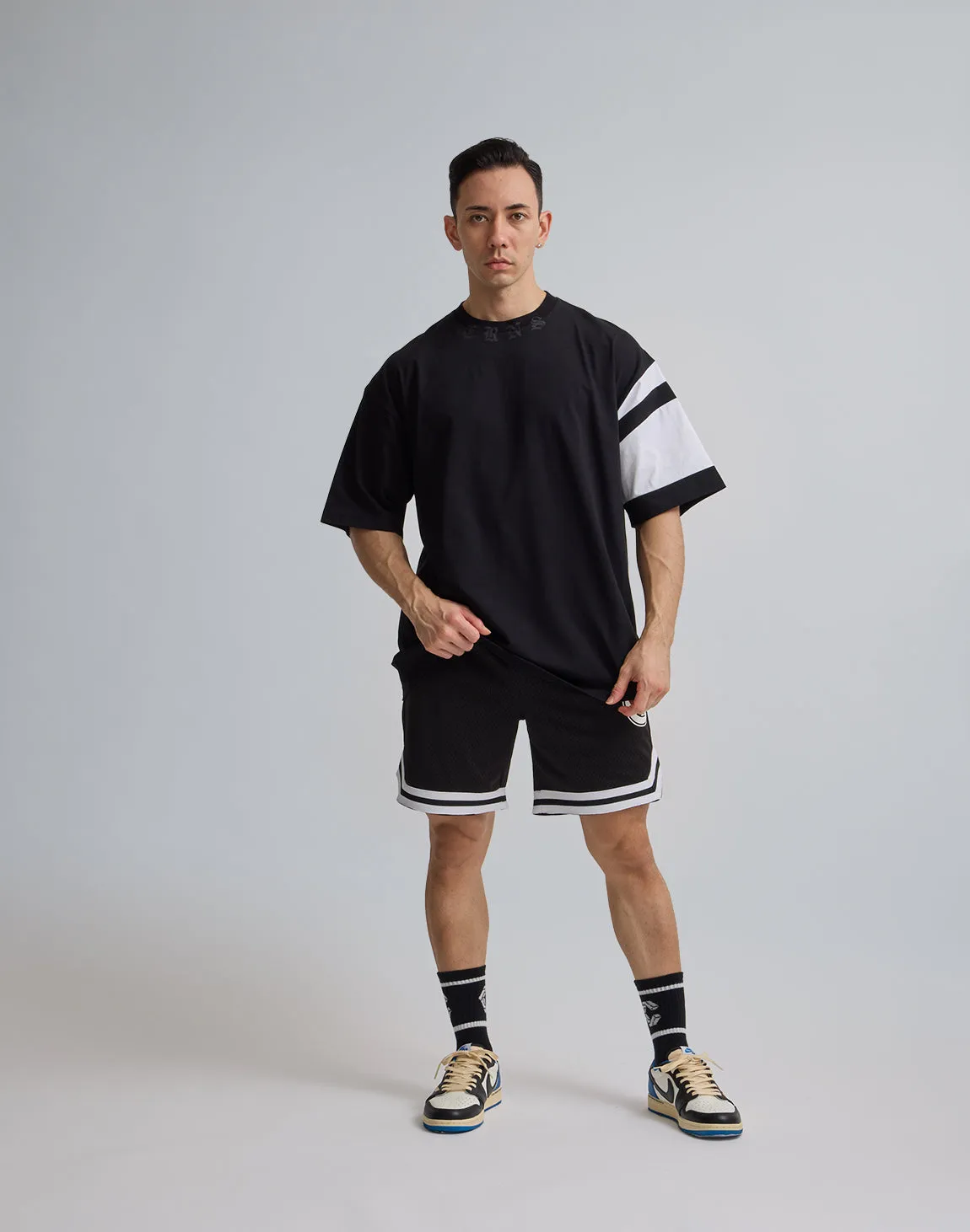 CRONOS JERSEY MESH SHORTS【BLACK】