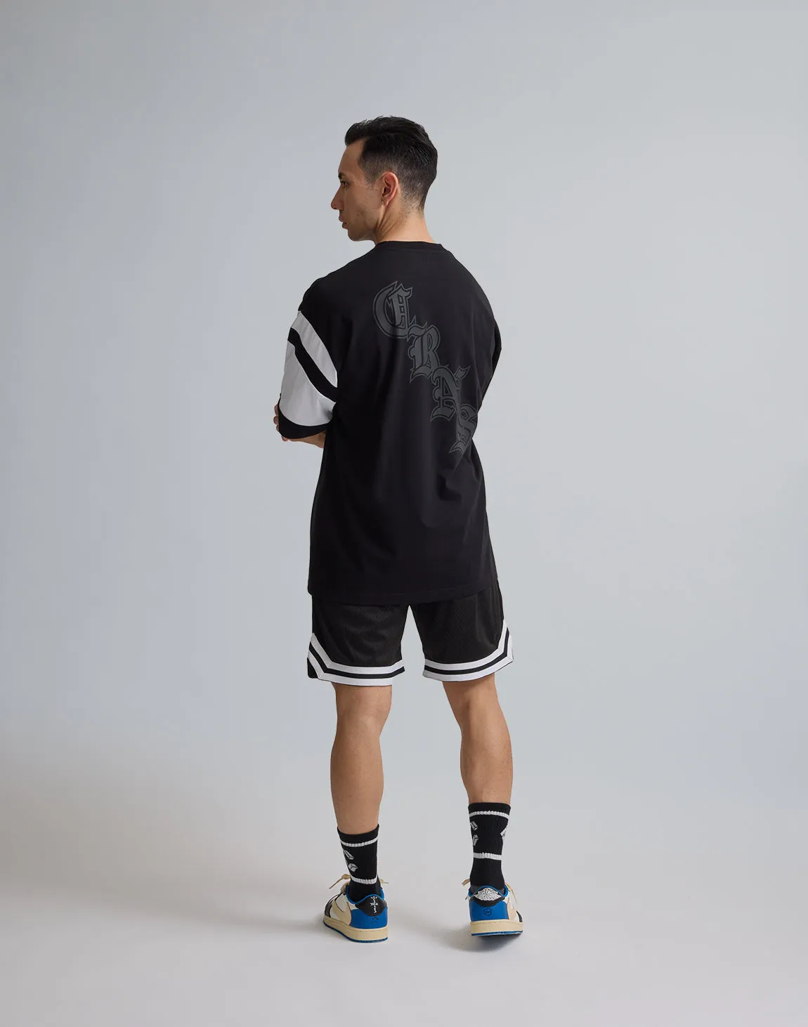 CRONOS JERSEY MESH SHORTS【BLACK】