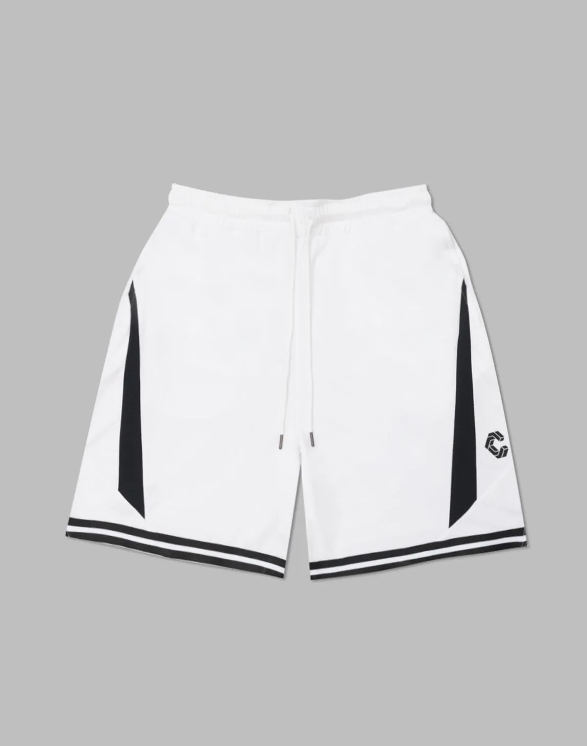 CRONOS pinhole mesh shorts【WHITE】