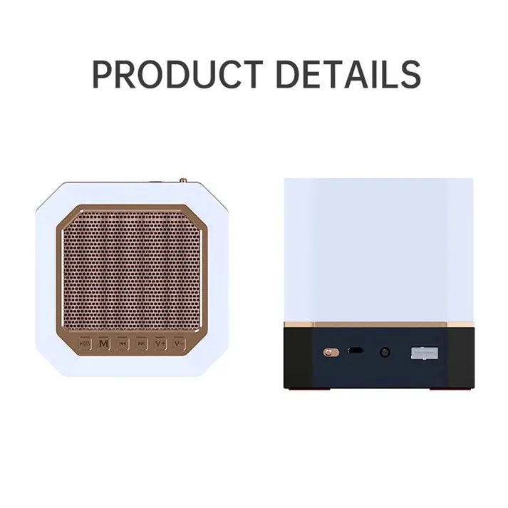 Crony SQ-303 Quran Cube Quran Speakers LED Touch Lamps Kaaba LED