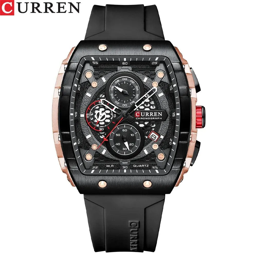 CURREN Luxury Private Label Chronograph Sports Waterproof Men Digital Original Digital Watches