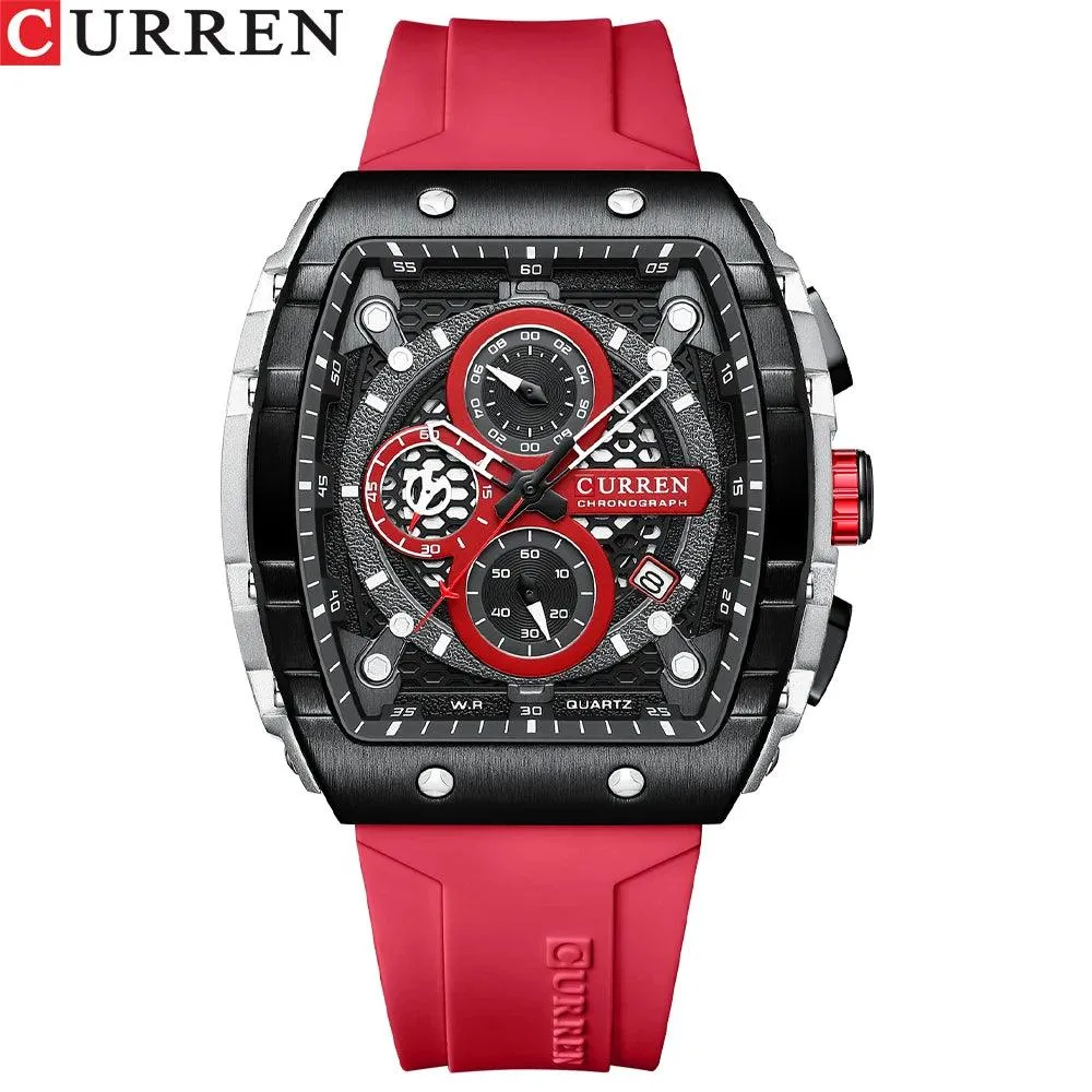 CURREN Luxury Private Label Chronograph Sports Waterproof Men Digital Original Digital Watches