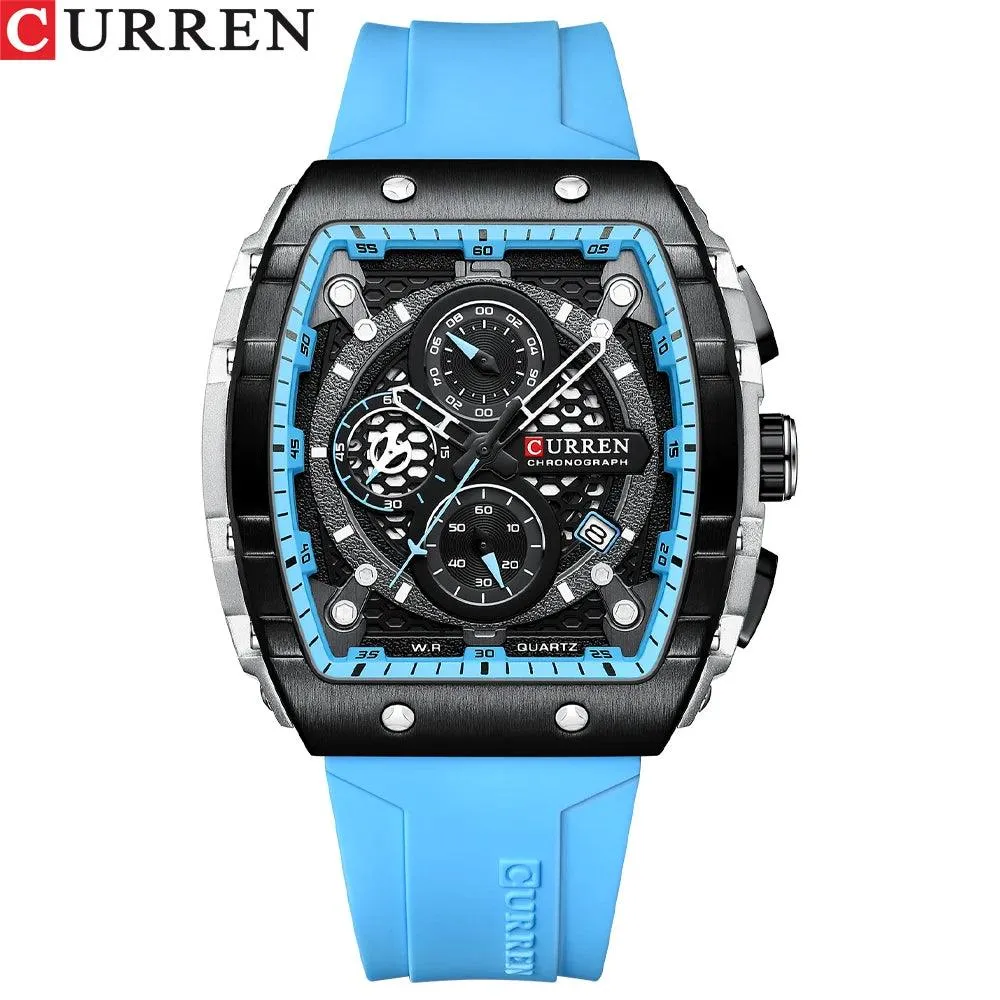 CURREN Luxury Private Label Chronograph Sports Waterproof Men Digital Original Digital Watches