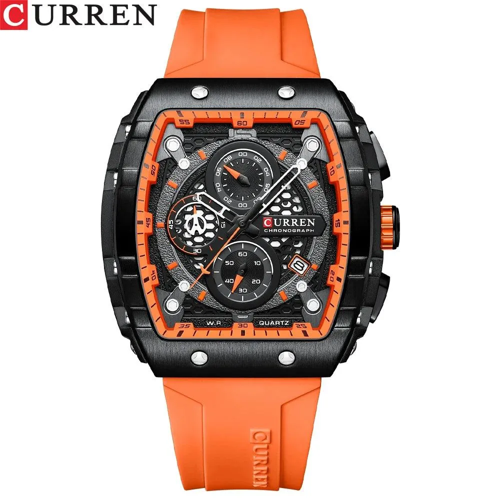 CURREN Luxury Private Label Chronograph Sports Waterproof Men Digital Original Digital Watches