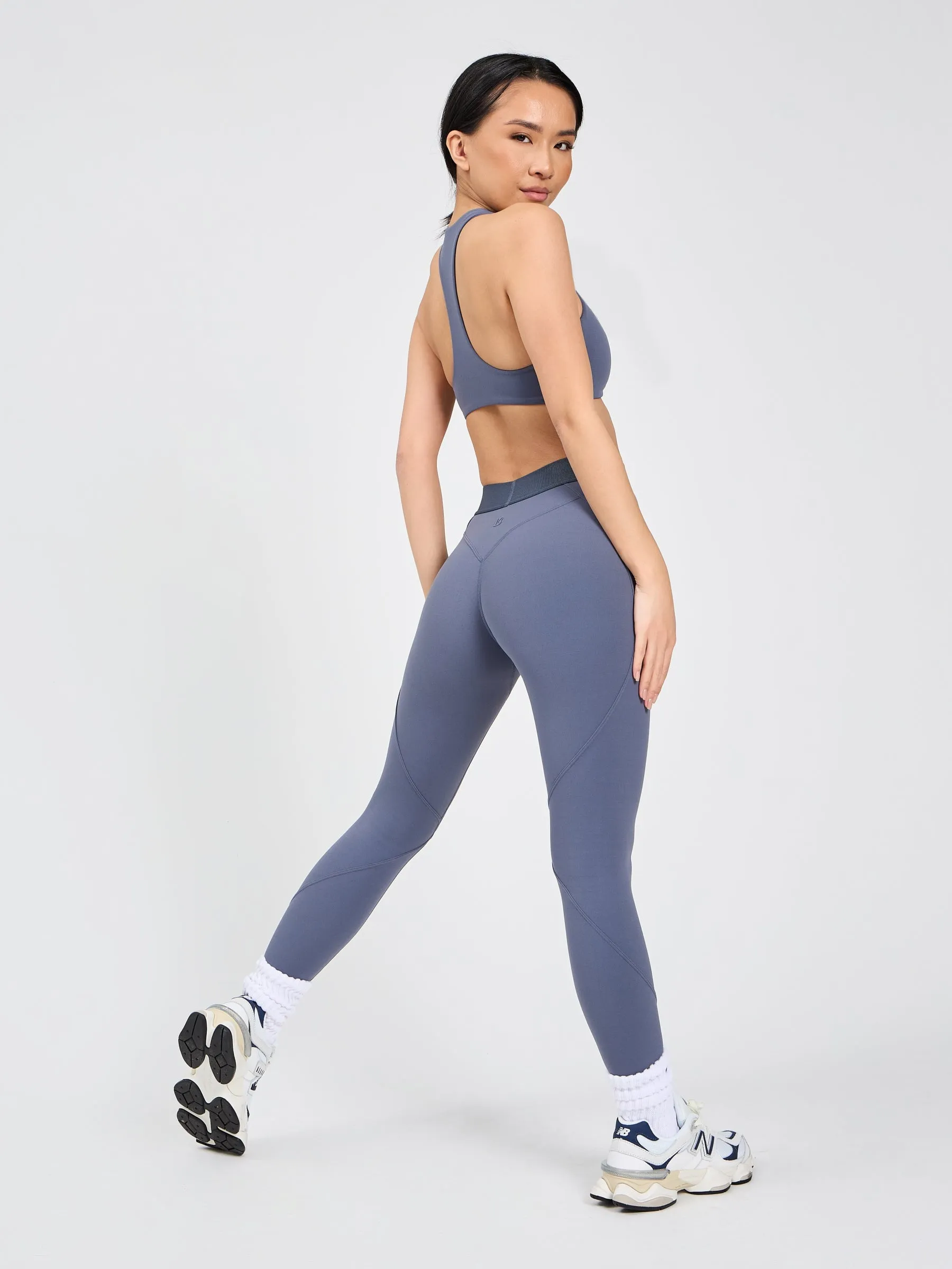 Curve Sports Bra - Barista Blue