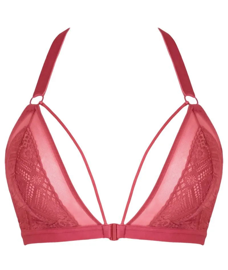 Curvy Kate Front And Centre Wire-Free Bralette - Rose