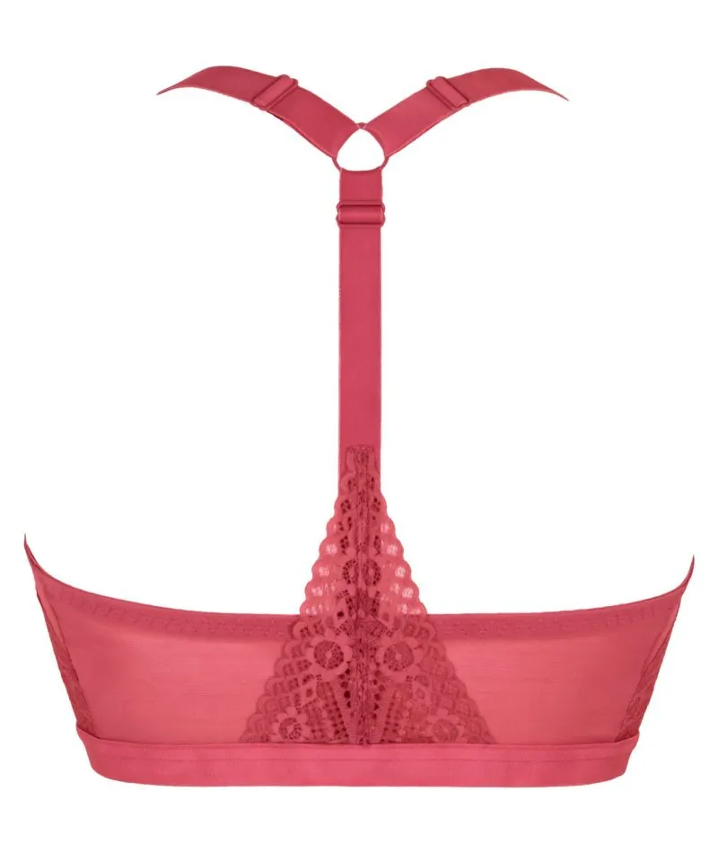 Curvy Kate Front And Centre Wire-Free Bralette - Rose