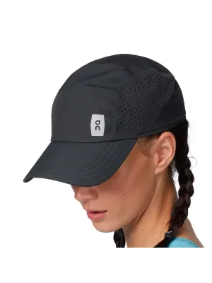 Czapka do biegania ON RUNNING Lightweight Cap czarny
