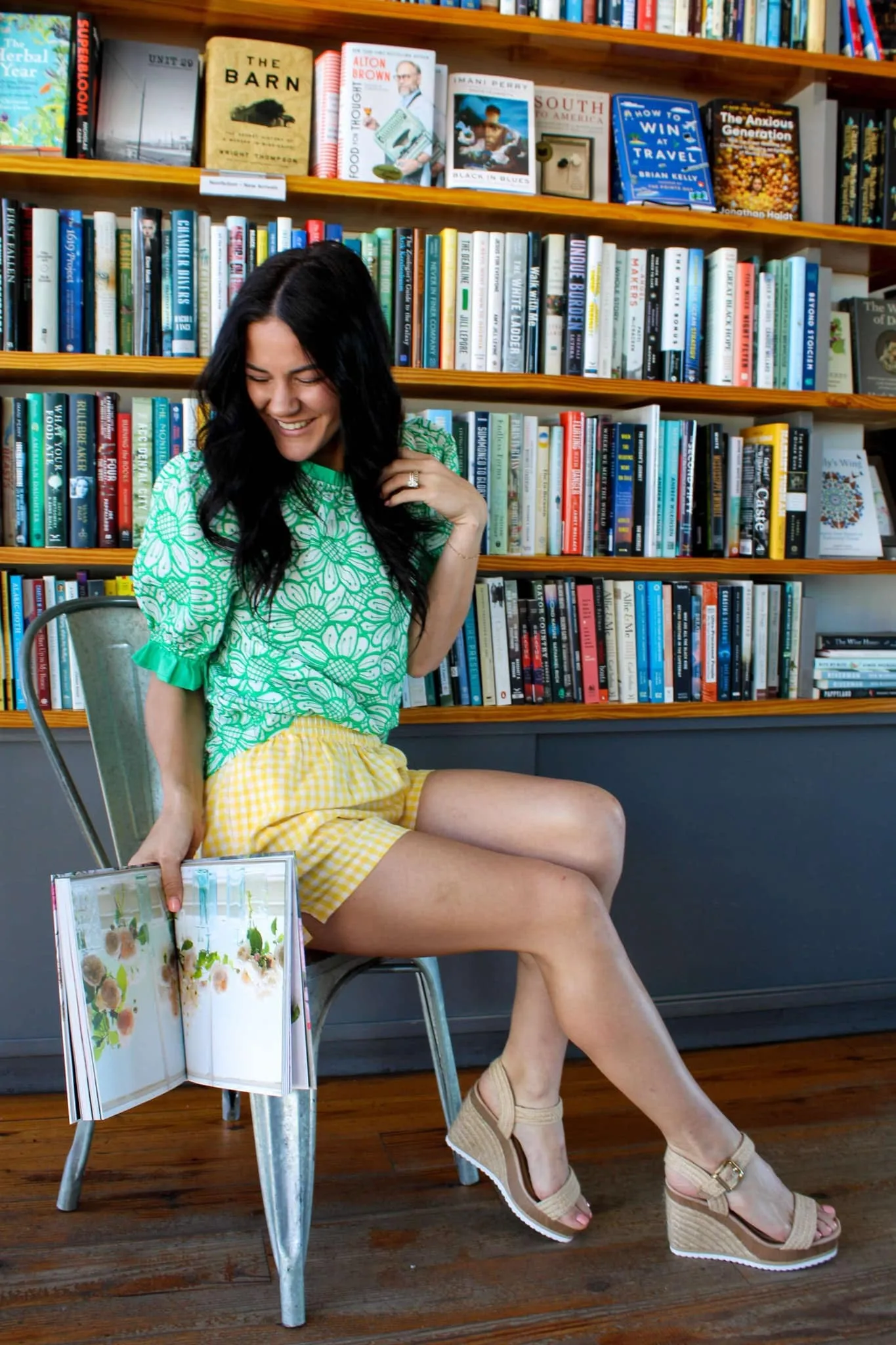 Daisy Picnic Gingham Shorts