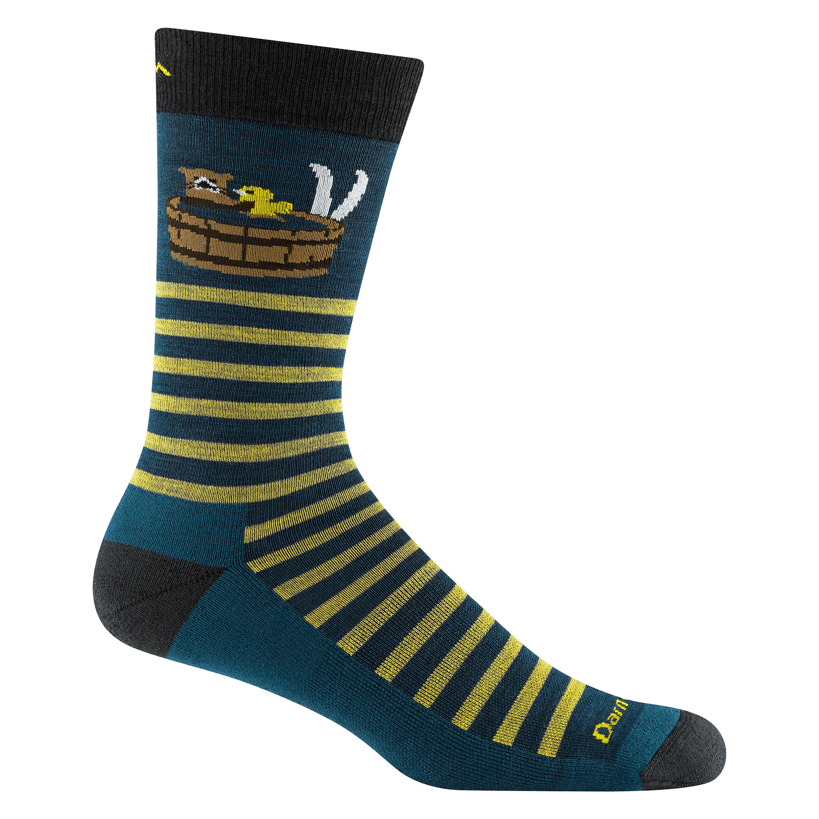 Darn Tough Mens Wild Life Crew Lightweight Lifestyle Socks - Clearance