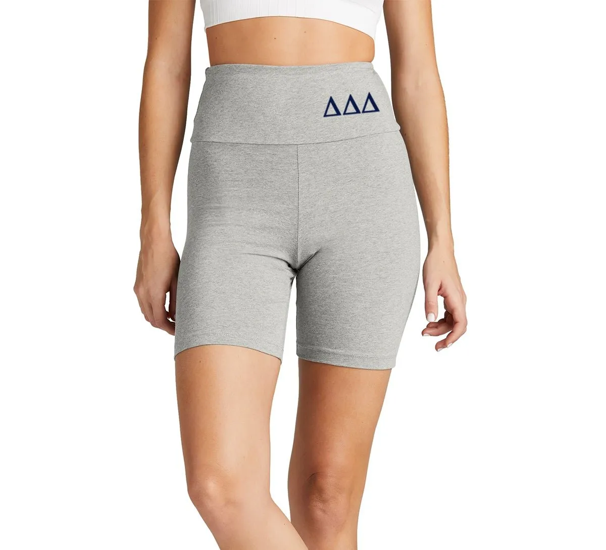 Delta Delta Delta High Waist Bike Shorts