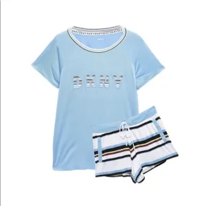 DKNY Pajama Set - Jersey Material SZ M = US 6 NWT
