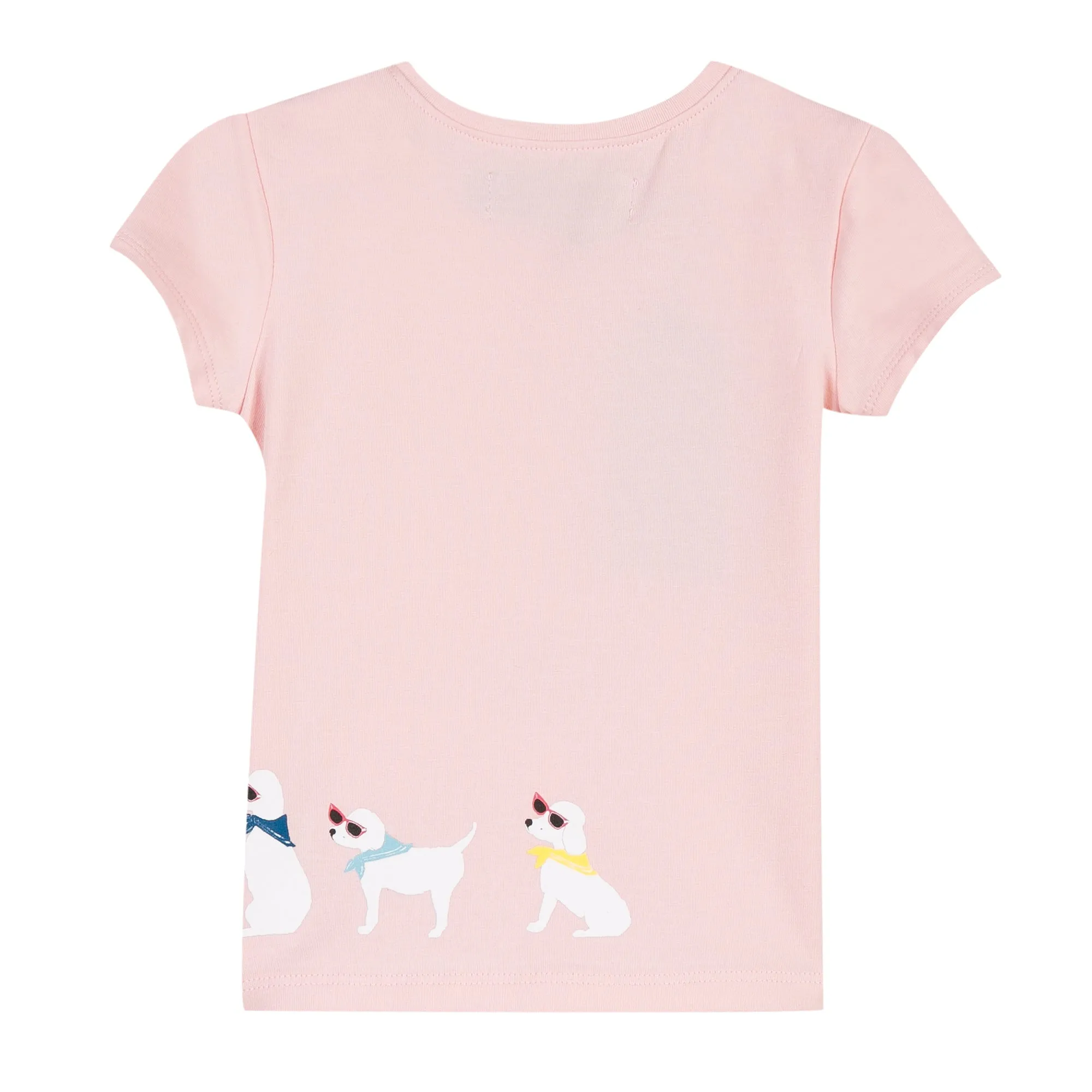 Dog With Sunglasses Print Tee