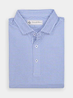 Donald Ross Mens Classic Fit DARTMOUTH Polo - WHITE / NAVY