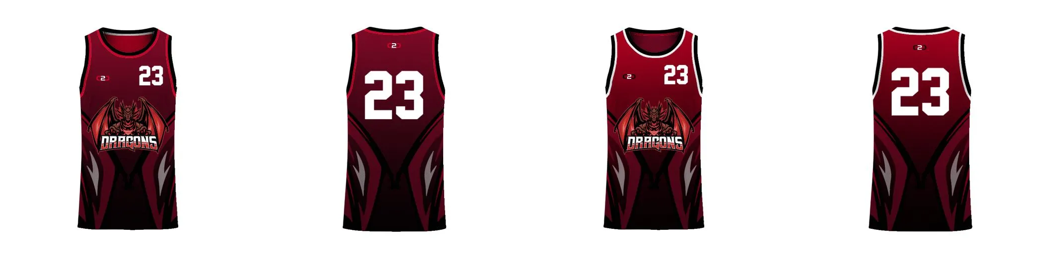 Dragons Core Reversible Basketball Singlet Design Your Own Custom