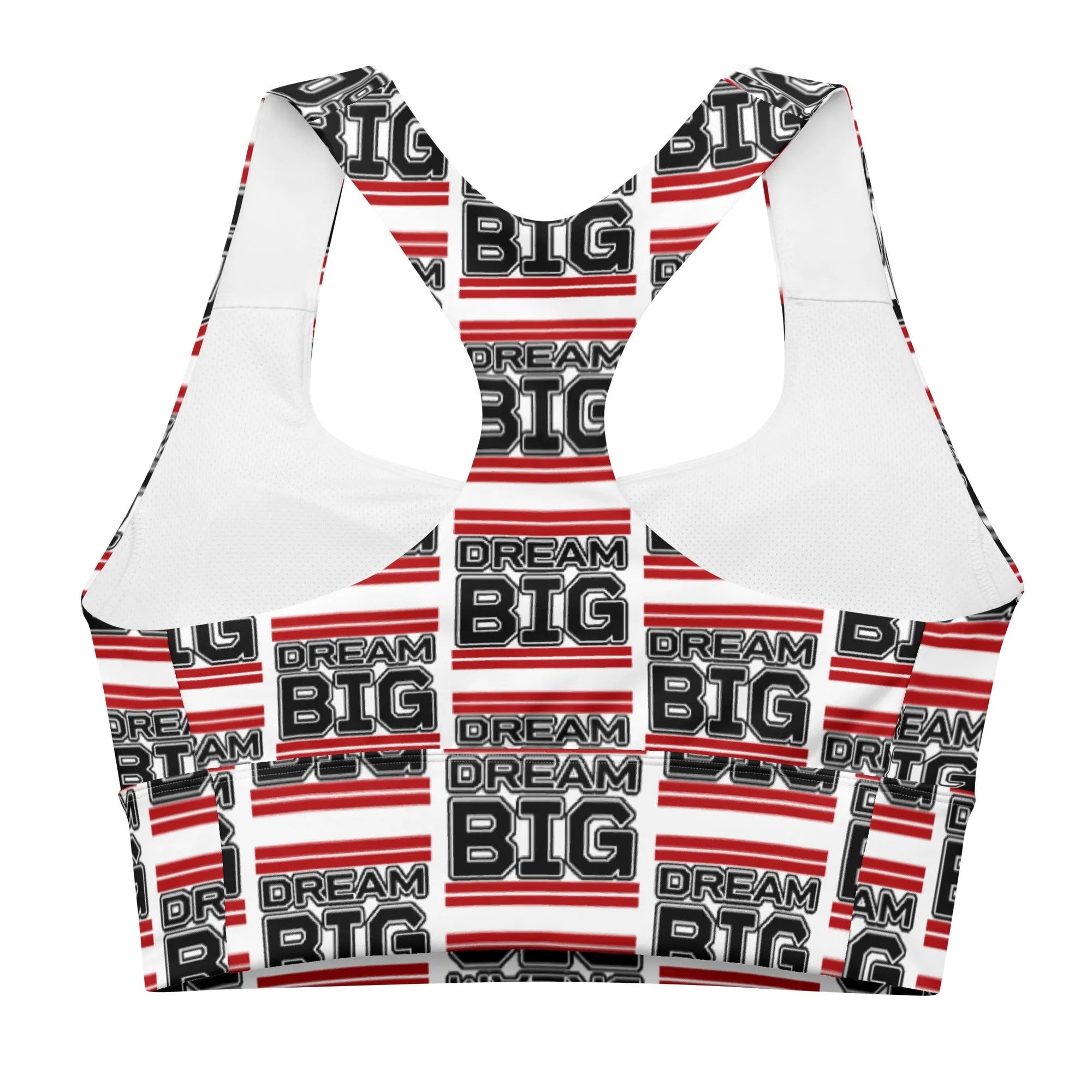Dream Big Classic Sports Bra (red)