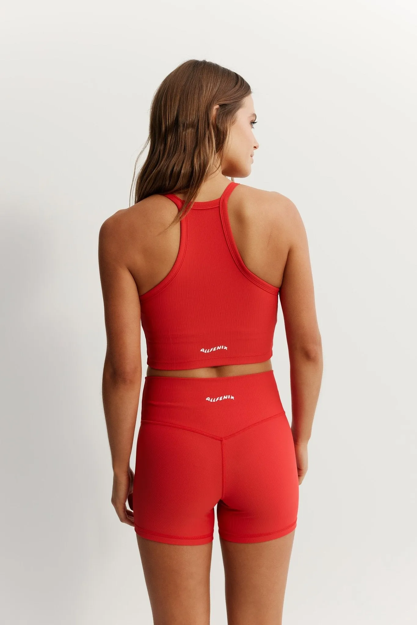 EcoRib Strap Racer Crop