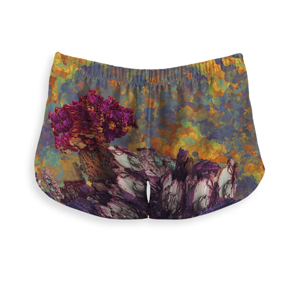Efflorescent Womens Running Shorts