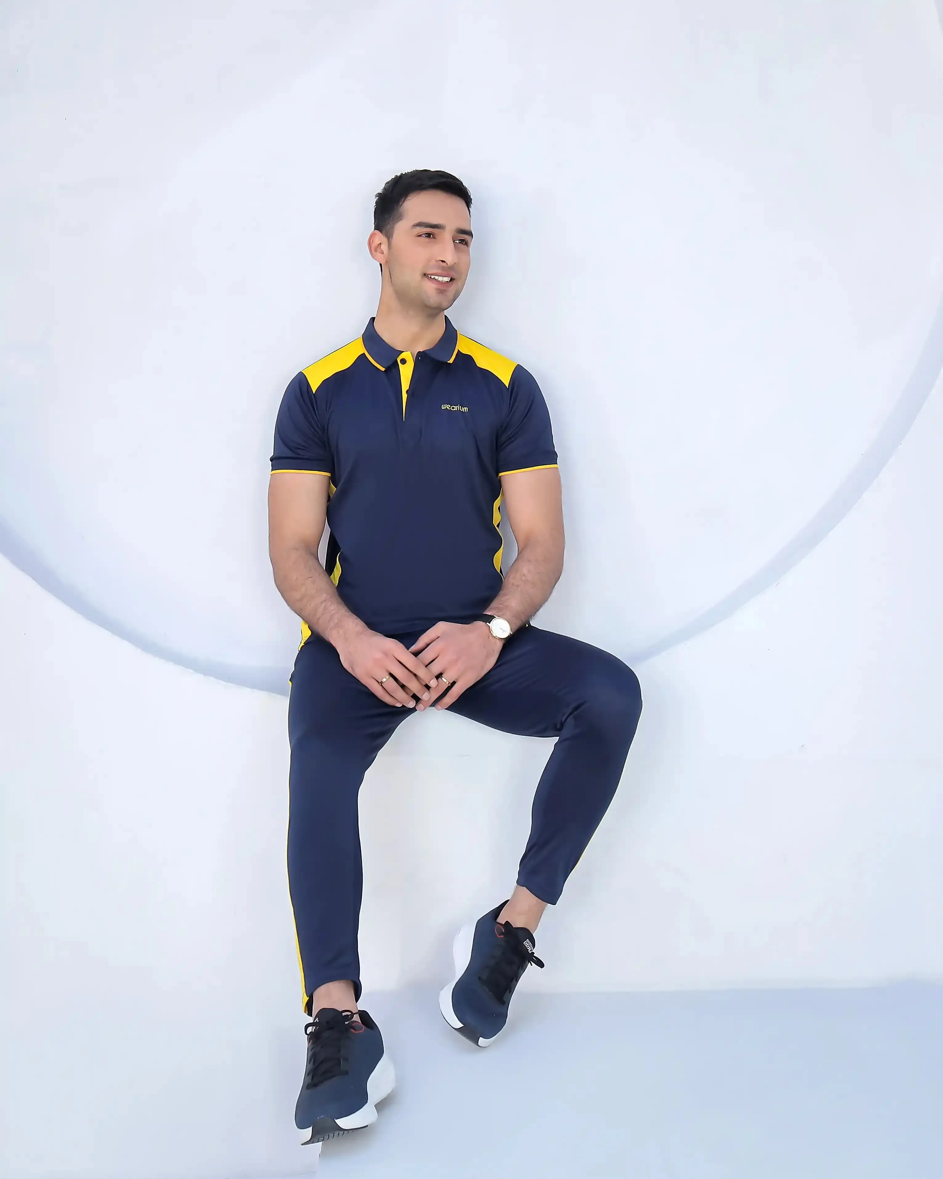 Electric Blue - Polo Dri-Fit Tracksuit