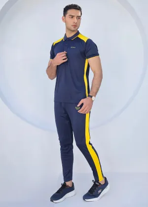Electric Blue - Polo Dri-Fit Tracksuit
