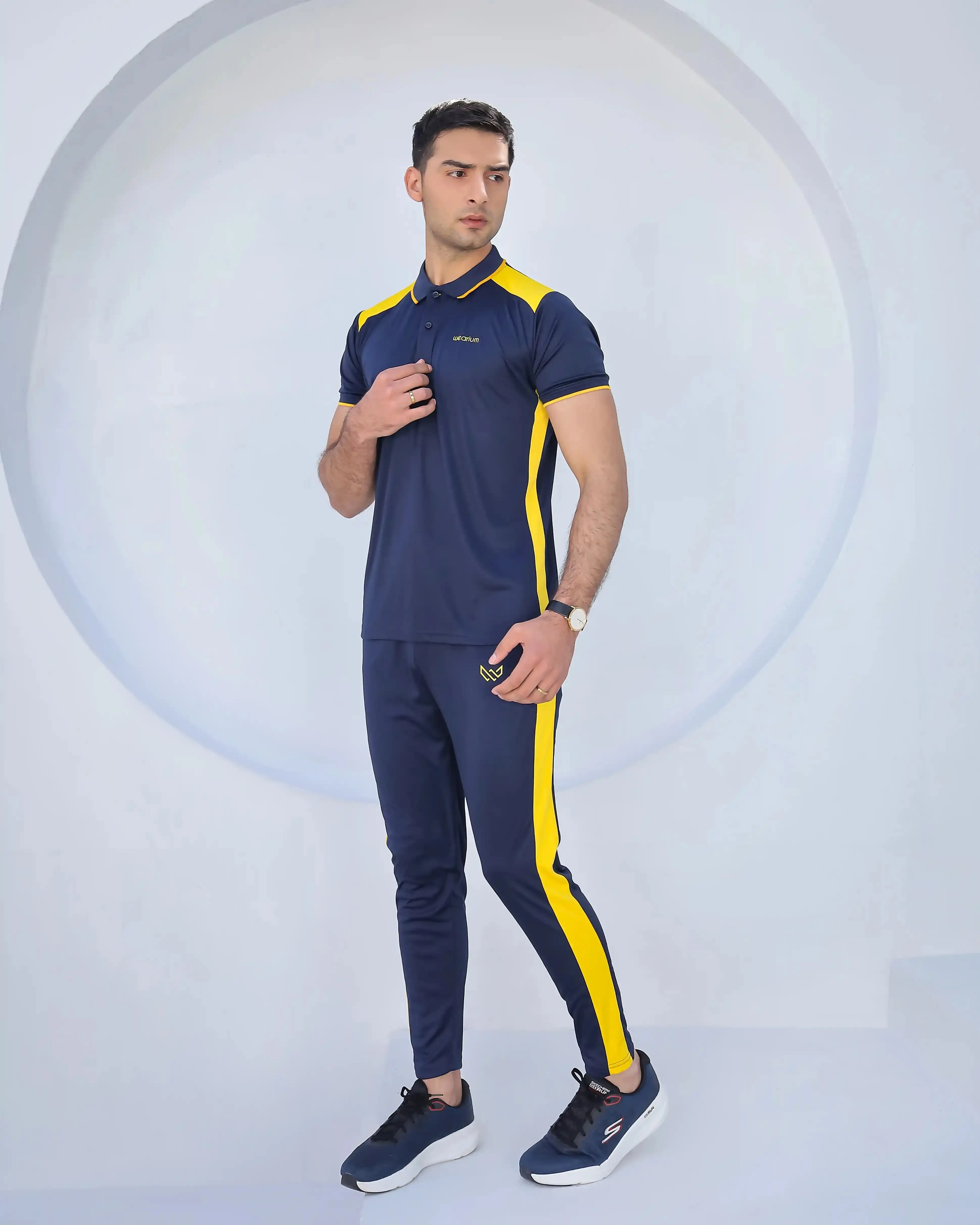 Electric Blue - Polo Dri-Fit Tracksuit
