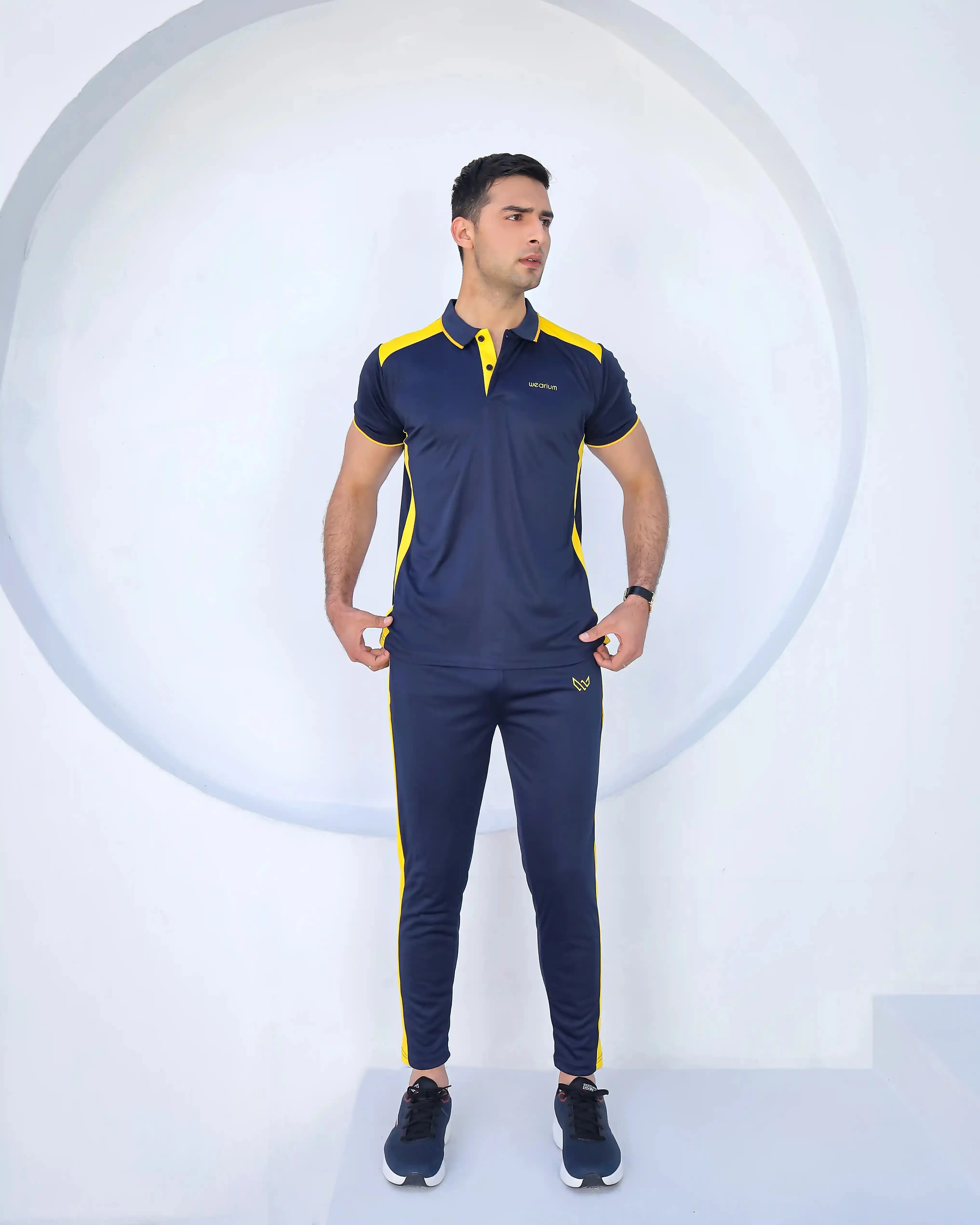 Electric Blue - Polo Dri-Fit Tracksuit