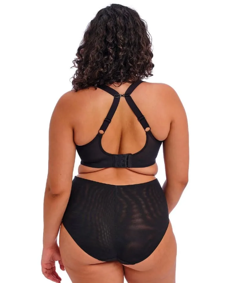 Elomi Matilda Underwired Plunge Bra - Black Dot