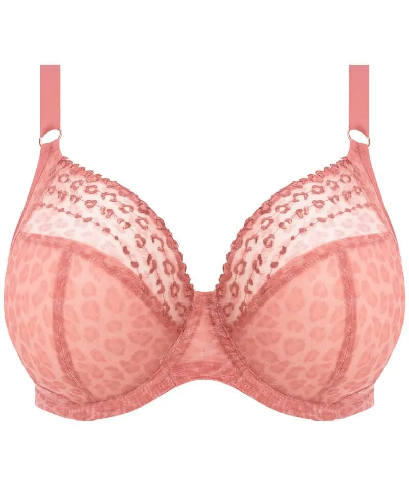 Elomi Matilda Underwired Plunge Bra - Rose Leo