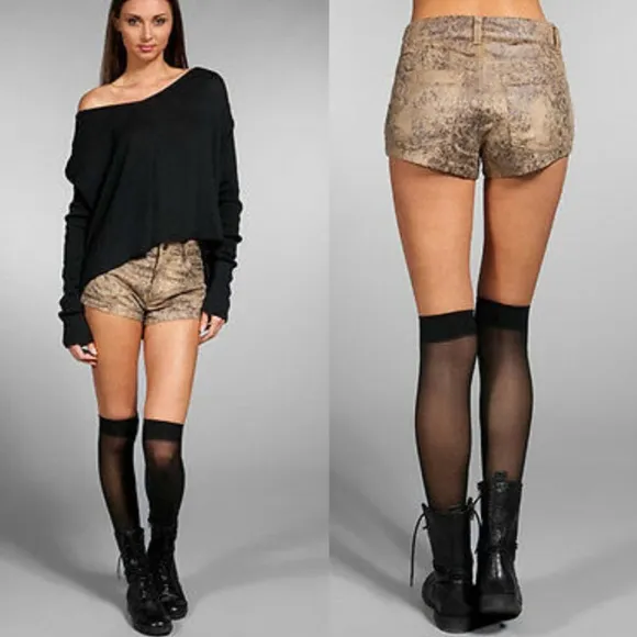 Erin Wasson x RVCA vegan suede short collection