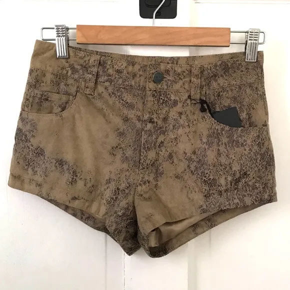 Erin Wasson x RVCA vegan suede short collection