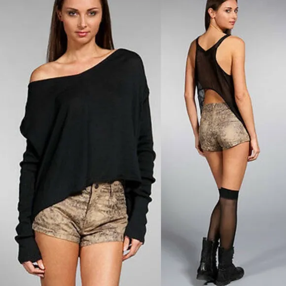 Erin Wasson x RVCA vegan suede short collection